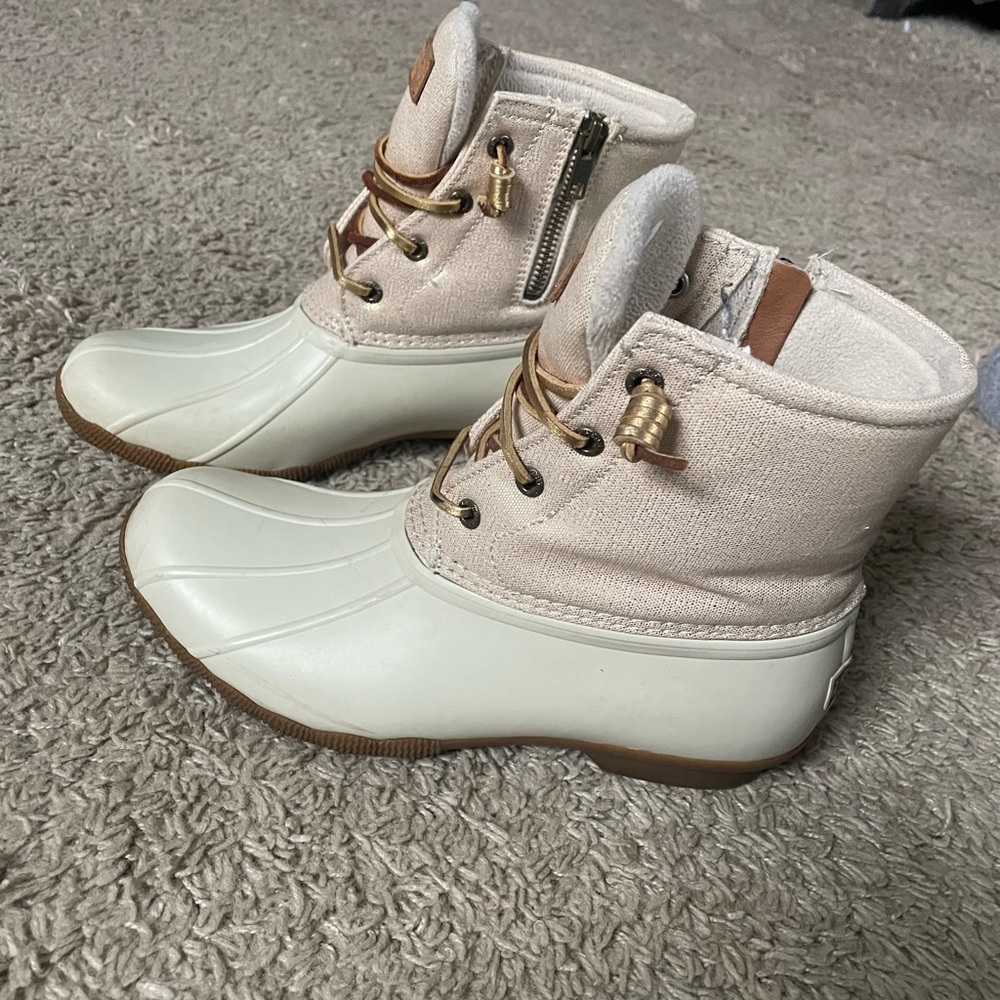 Sperry Women's Size 8 Saltwater Waterproof Duck Boots